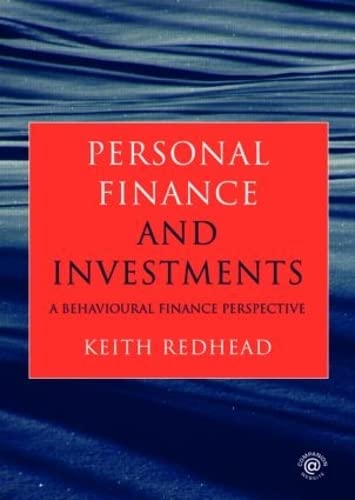 Personal Finance and Investments: A Behavioural Finance Perspective von Routledge
